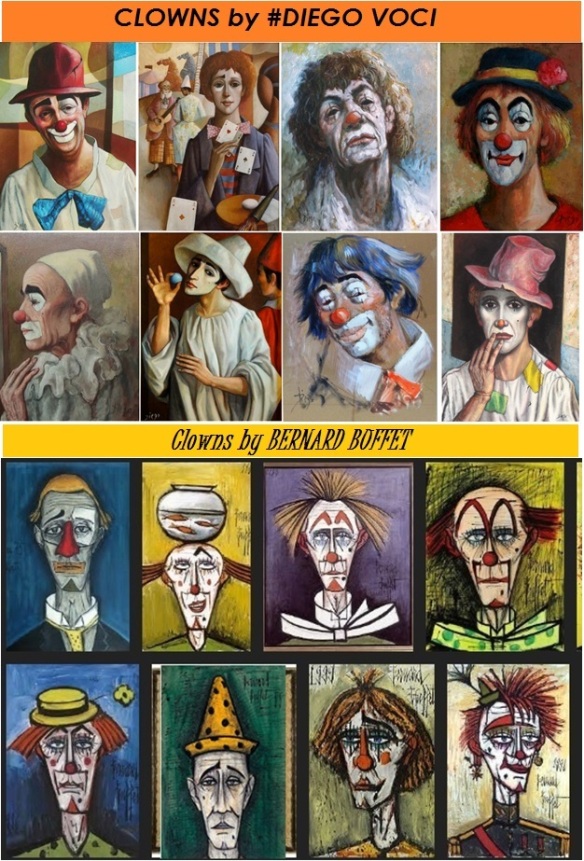 #Clowns by Diego Voci and Bernard Buffet